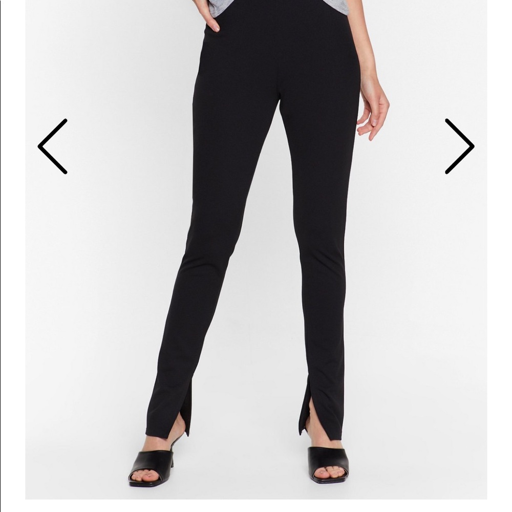 Nasty Gal Split the Floor Pants